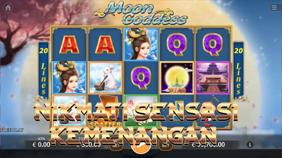 Moon Goddess: Pesona Dewi Bulan dan Keberuntungan di Dunia Slot Online